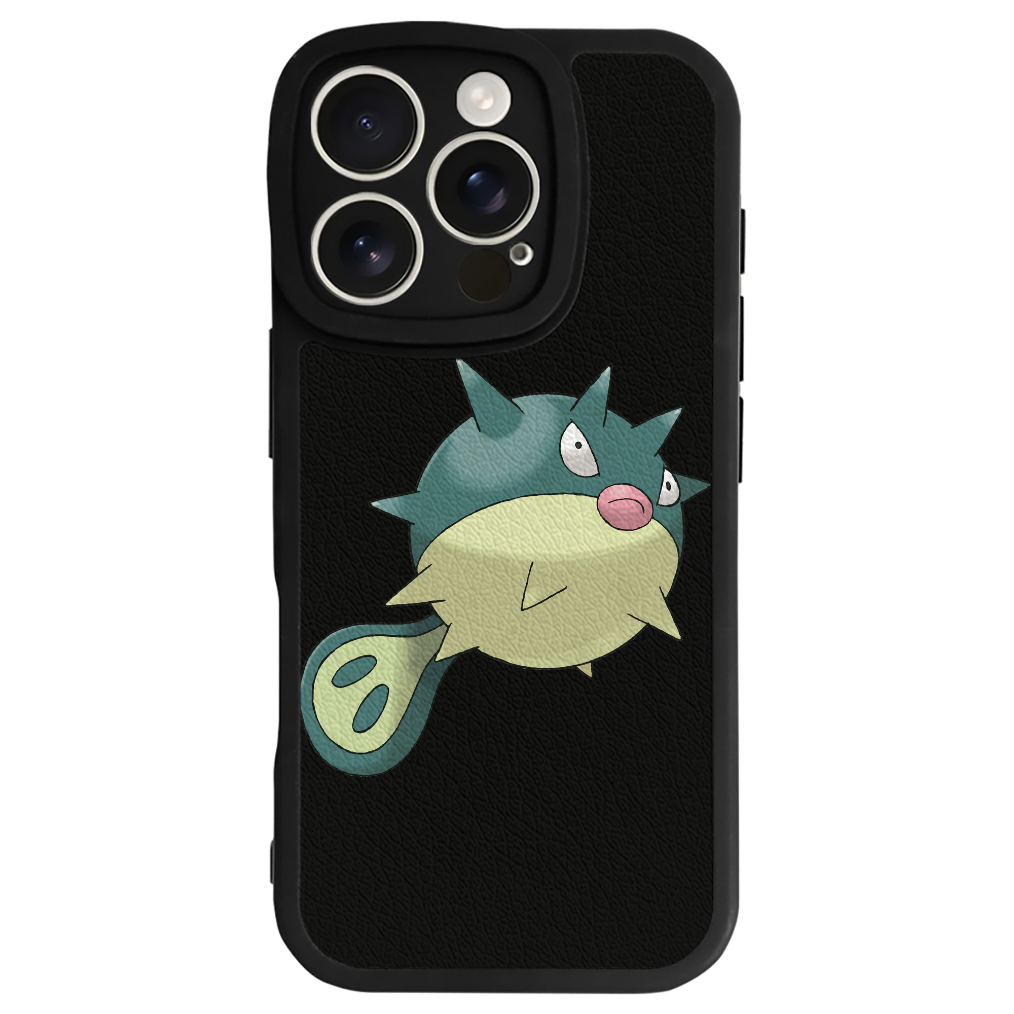 （画像用） ポケットモンスター Pokémon 【iPhone 16シリーズ対応】シリコンスマホケース（レザー調） 材質：シリコン